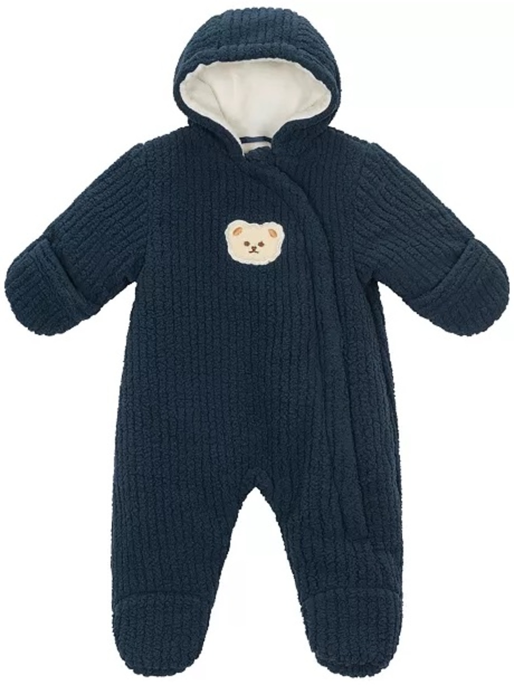 Rothschild Baby Teddy Plush Corded Snowsuit